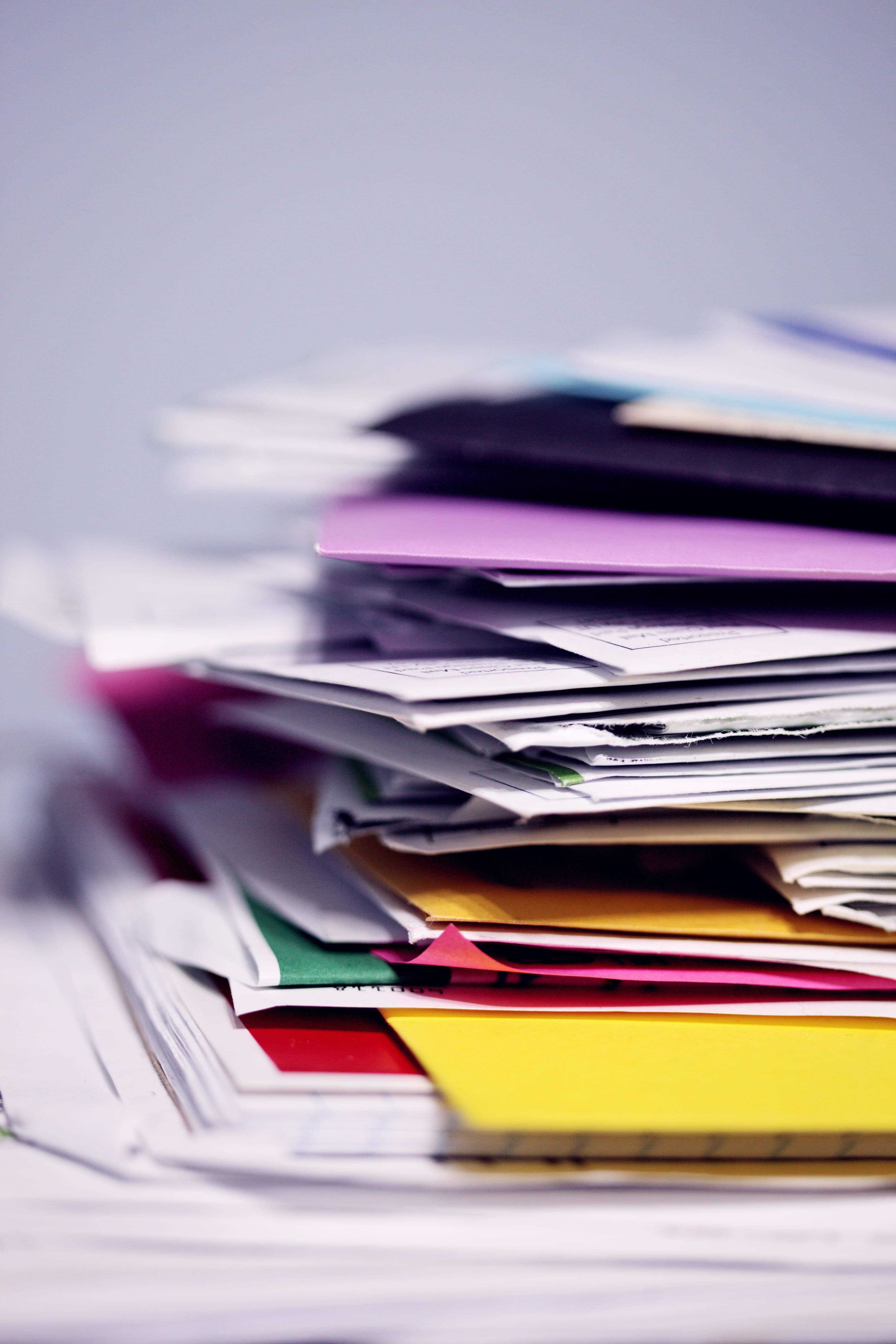 A pile of papers.